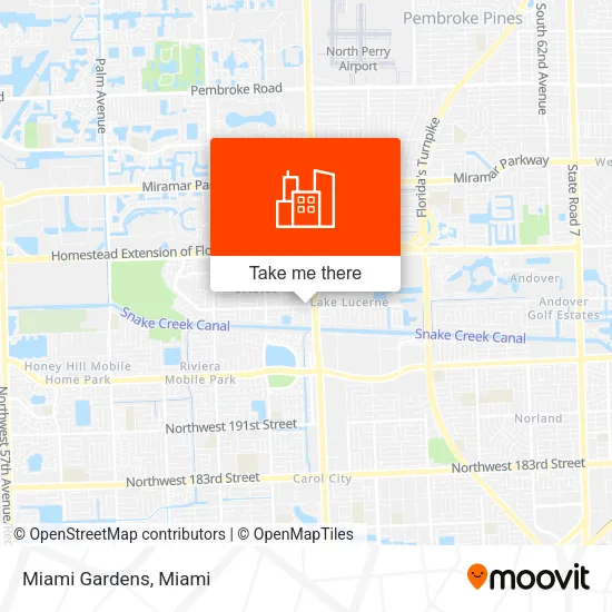 Miami Gardens map