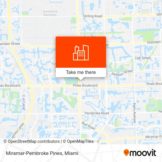 Miramar-Pembroke Pines map