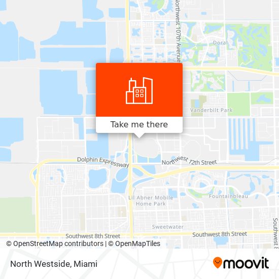 North Westside map