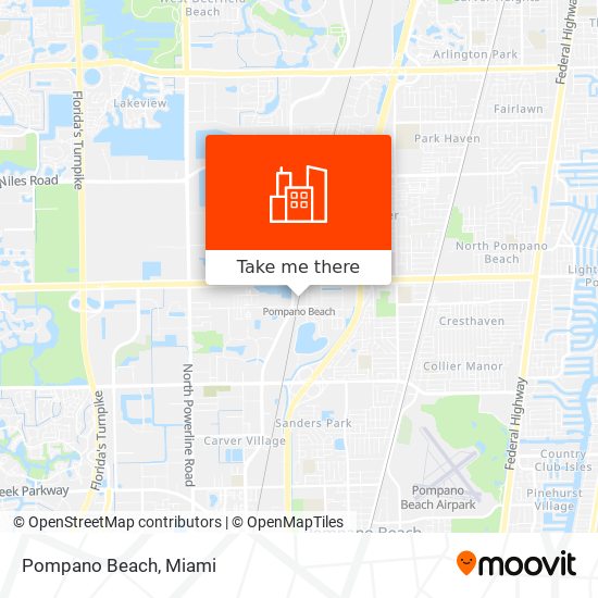 Pompano Beach map