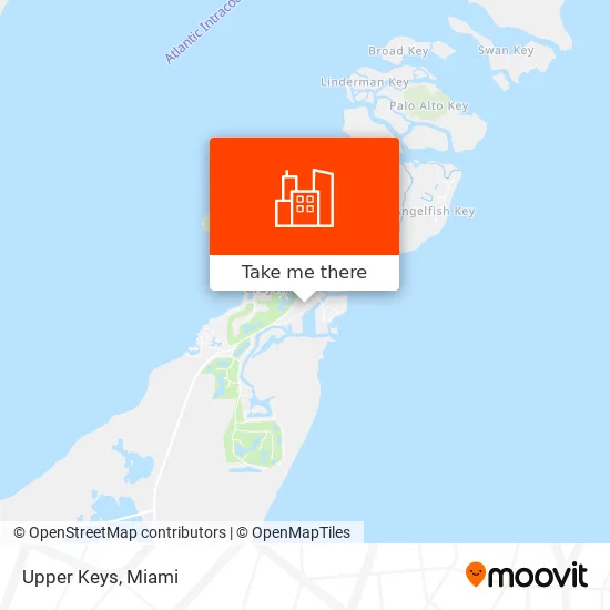Upper Keys map