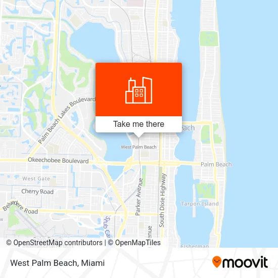 West Palm Beach map