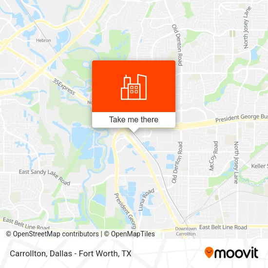 Carrollton map