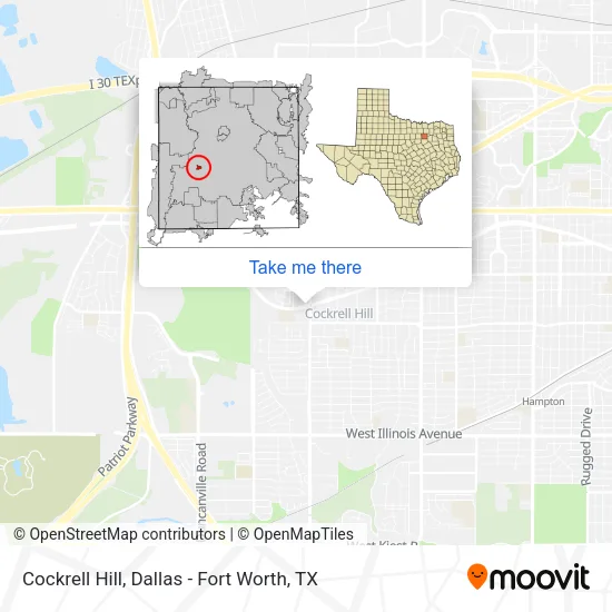 Cockrell Hill map