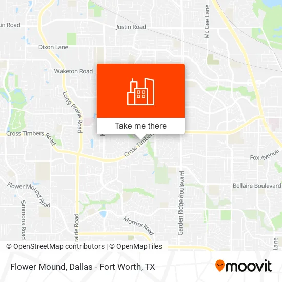 Flower Mound map