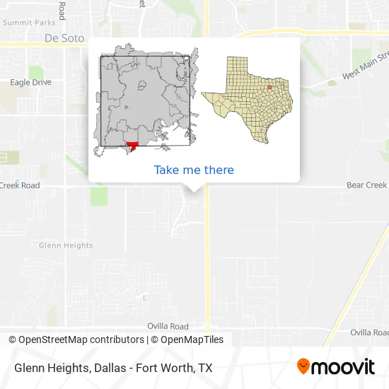 Glenn Heights map