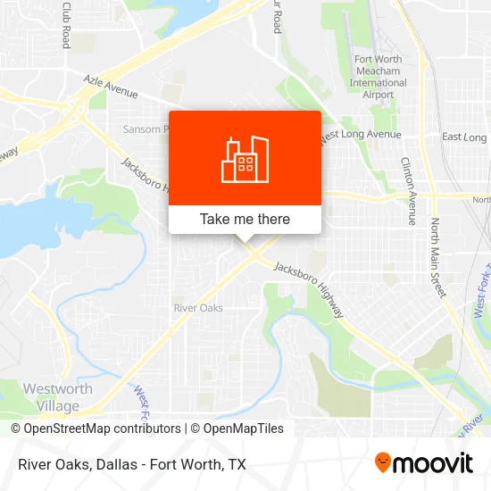 River Oaks map