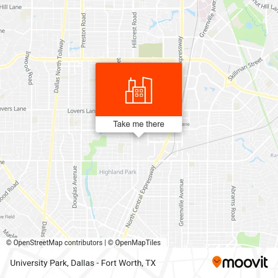 University Park map