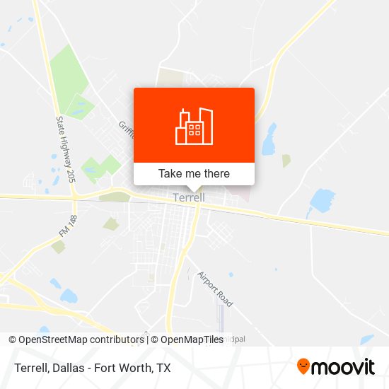 Mapa de Terrell