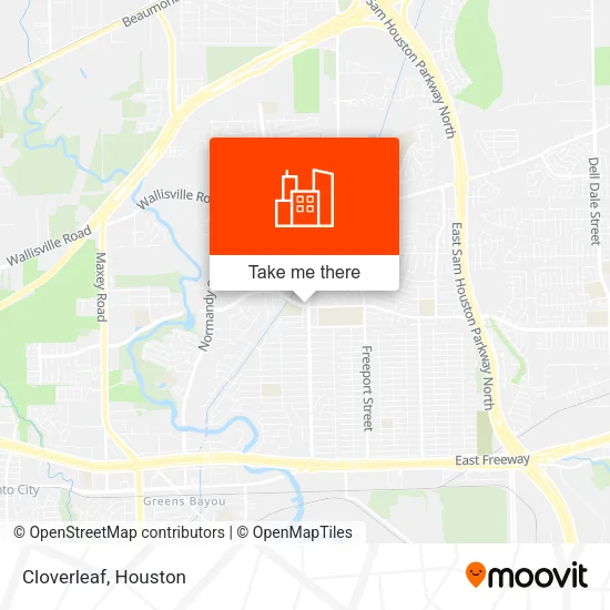 Cloverleaf map