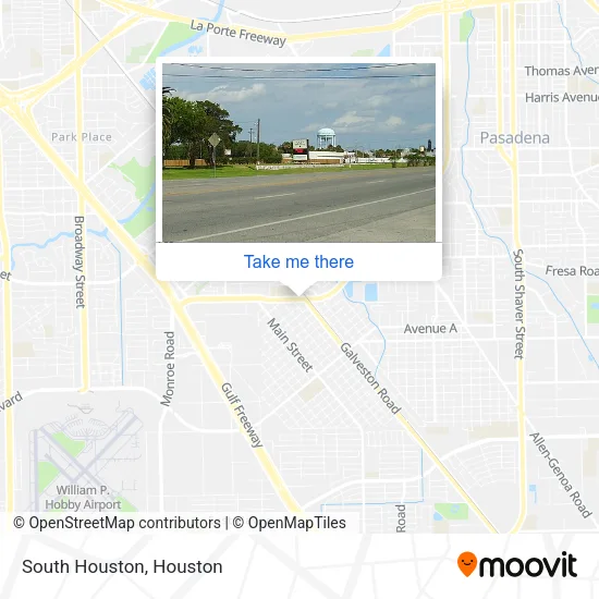 South Houston map