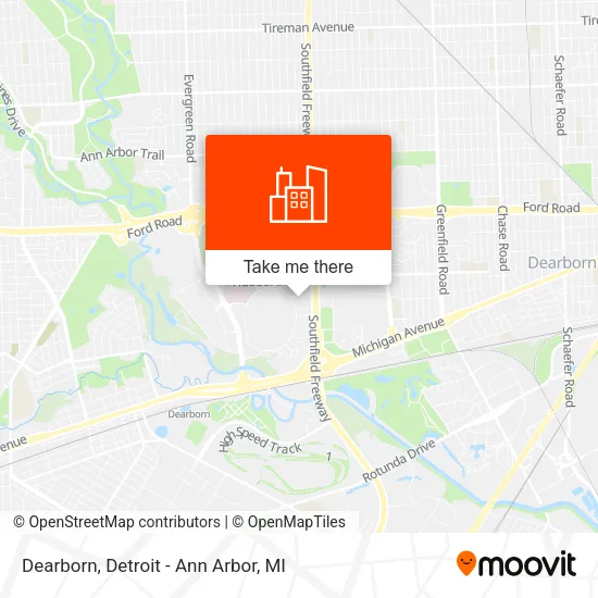 Dearborn map