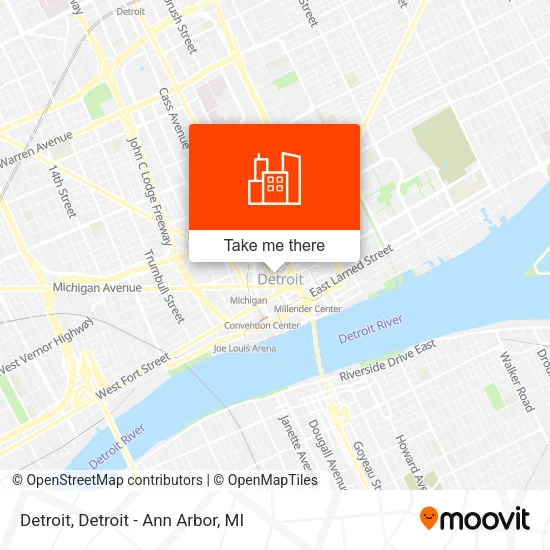 Detroit map