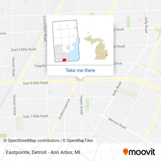Eastpointe map