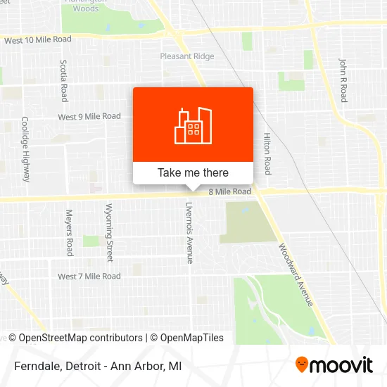 Ferndale map