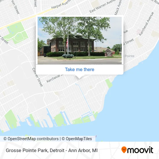 Grosse Pointe Park map