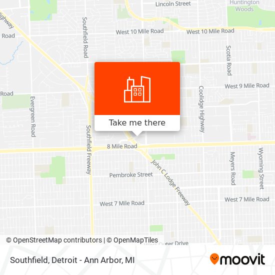 Southfield map