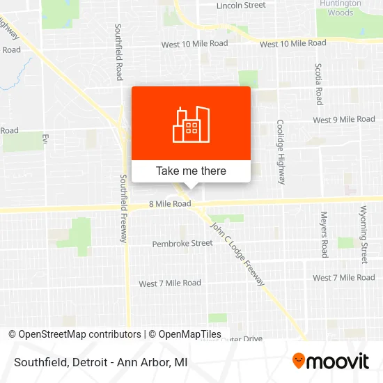 Southfield map
