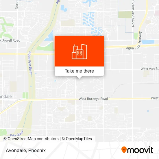 Avondale map