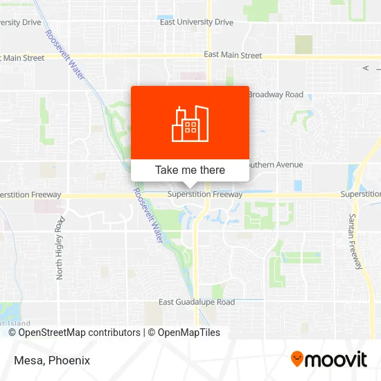 Mesa map