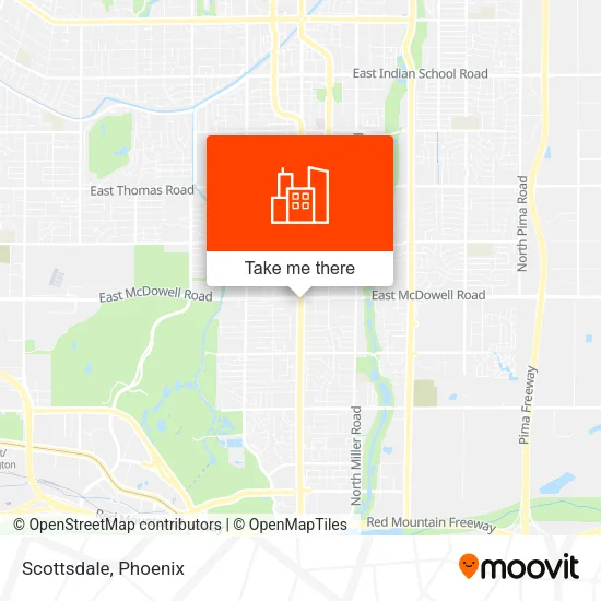 Scottsdale map