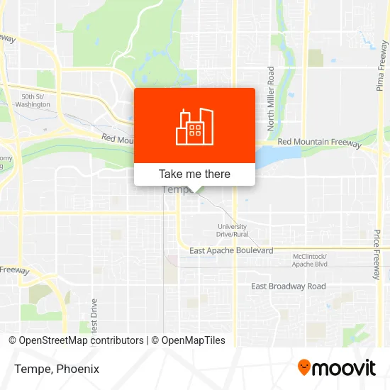 Tempe map