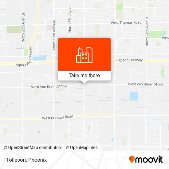 Tolleson map