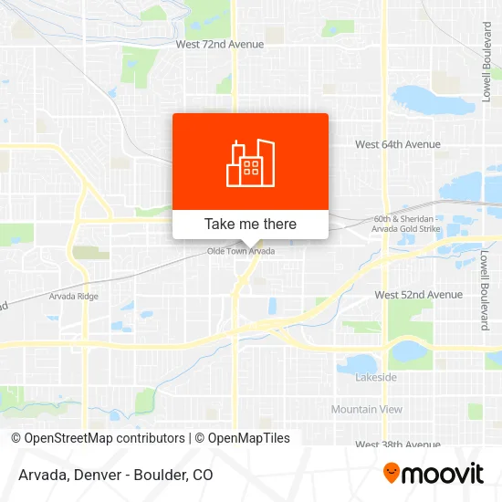 Arvada map