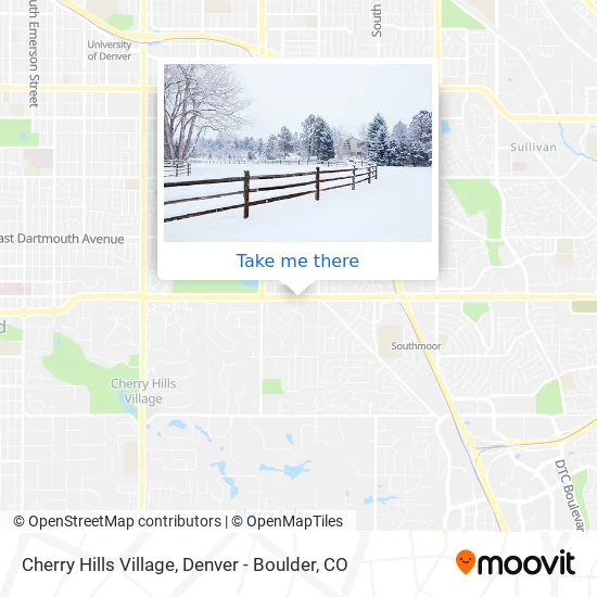 Cherry Hills Village map