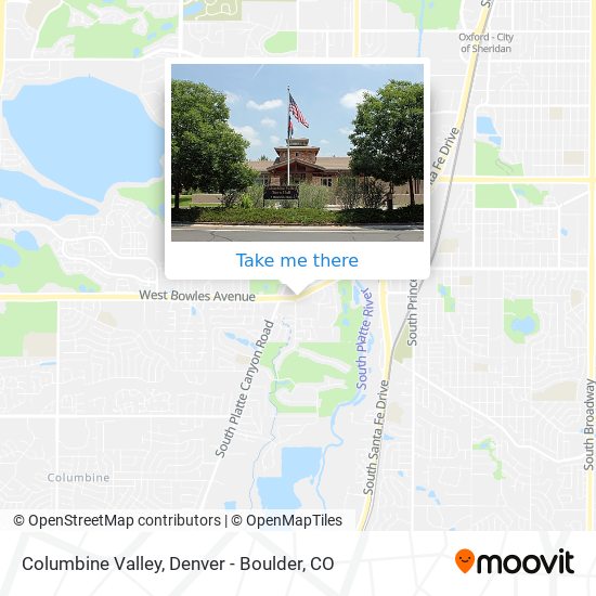 Columbine Valley map