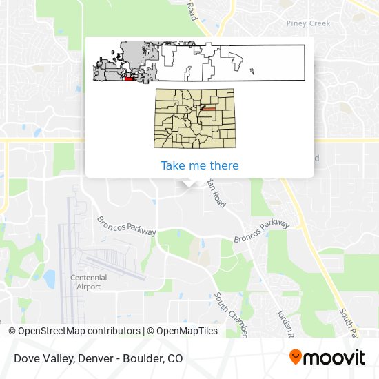 Mapa de Dove Valley