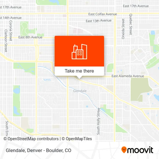 Glendale map