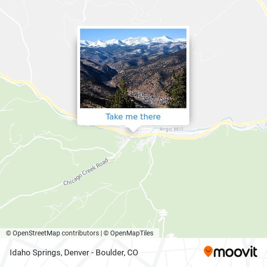 Mapa de Idaho Springs