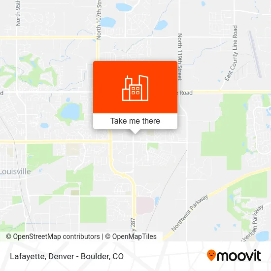 Lafayette map