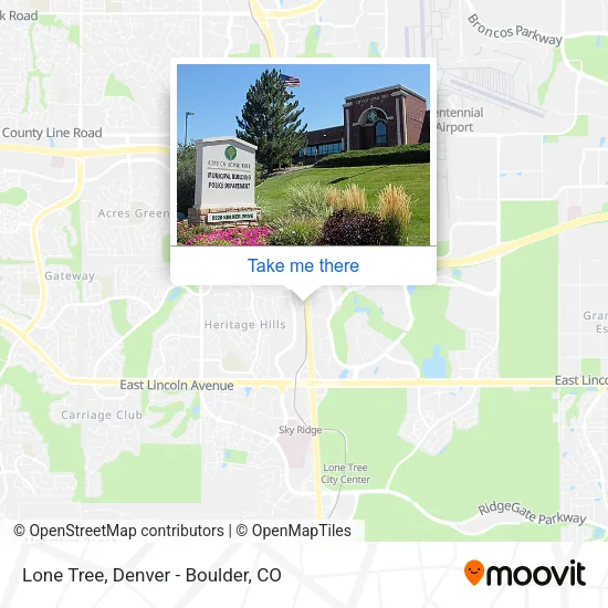 Lone Tree map