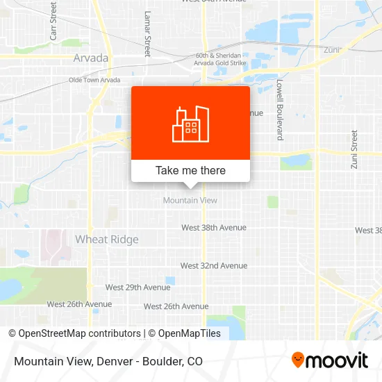 Mountain View map