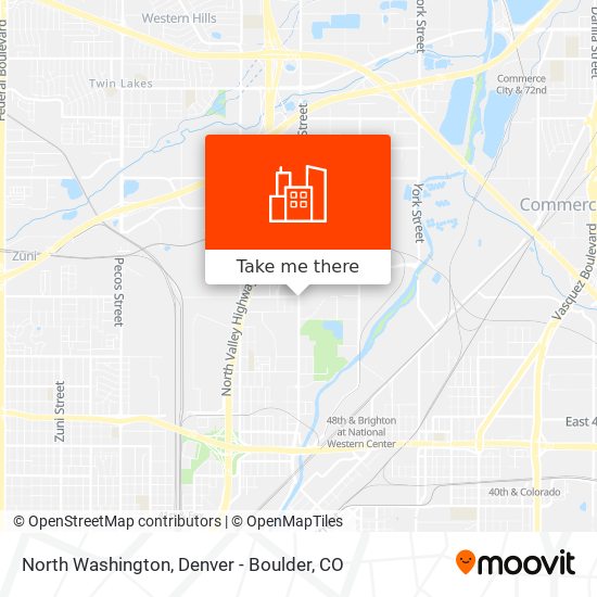 Mapa de North Washington