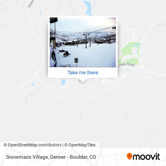 Snowmass Village map