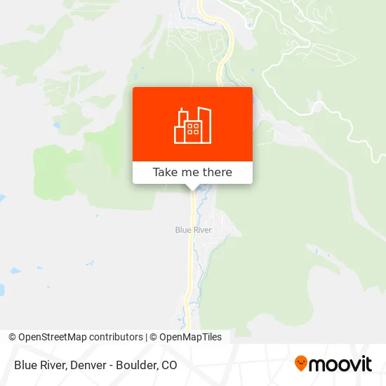Blue River map