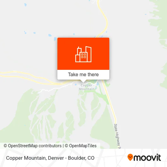Copper Mountain map