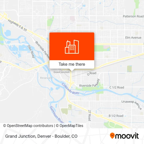 Grand Junction map