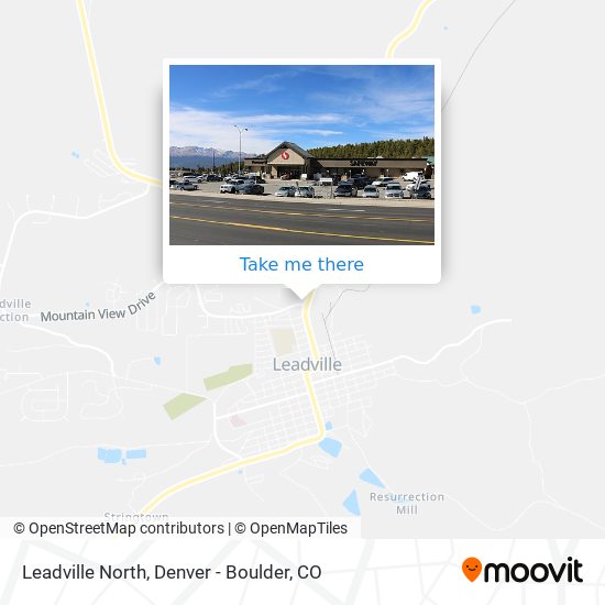 Leadville North map