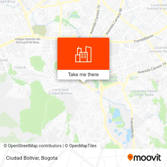 Ciudad Bolívar map