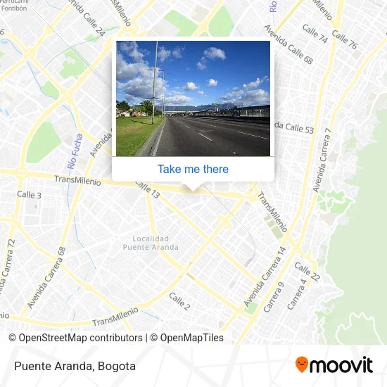 Puente Aranda map