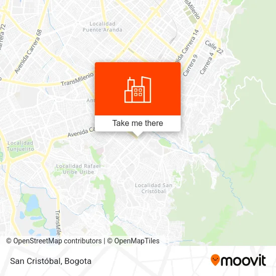 San Cristóbal map