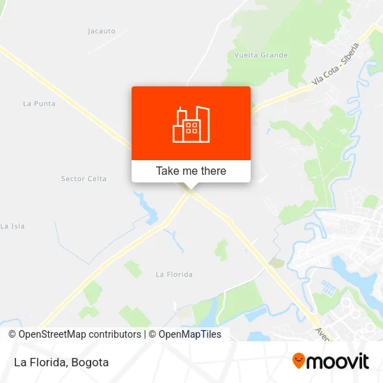 La Florida map
