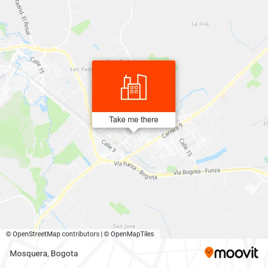 Mosquera map