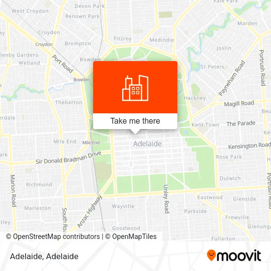 Adelaide map