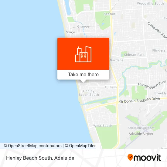 Henley Beach South map