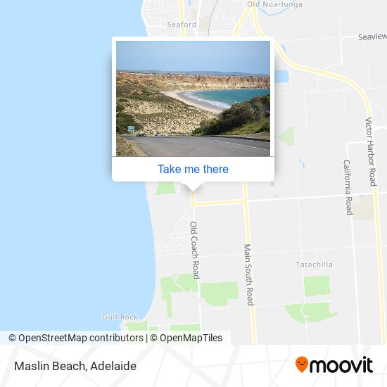 Maslin Beach map